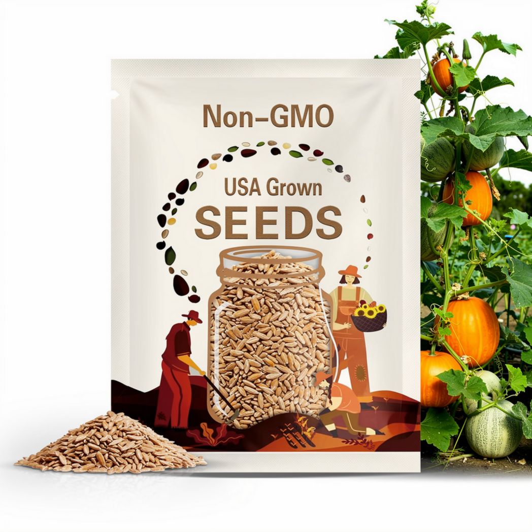 Iroquois Melon Seeds, NON-GMO, American Cantaloupe, Muskmelon, Free Shipping