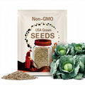 Cabbage Seeds - Organic, Heirloom, Open Pollinated, Non GMO - Grow Indoors, Outdoors, In Pots, Grow Beds, Hydroponics & Aquaponics