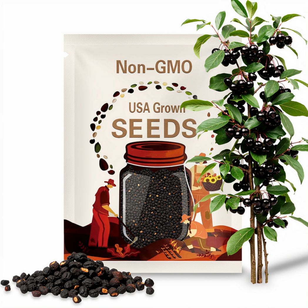 Black Chokecherry Tree Seeds (PRUNUS VIRGINIANA)