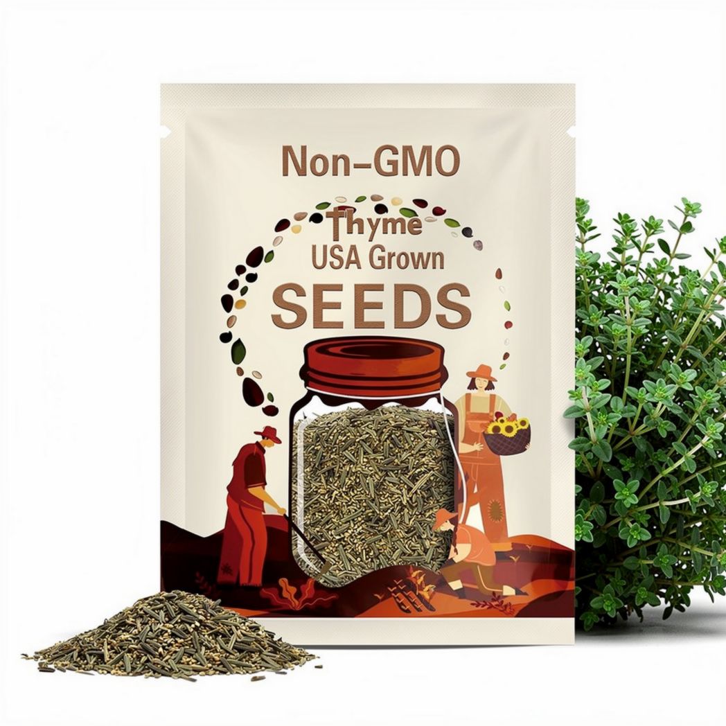 Thyme English organic herb seed 50