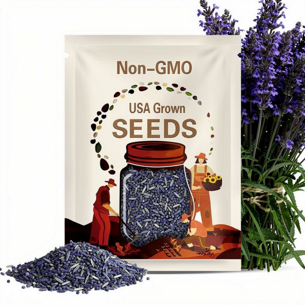 Vervain blue organic seed 25