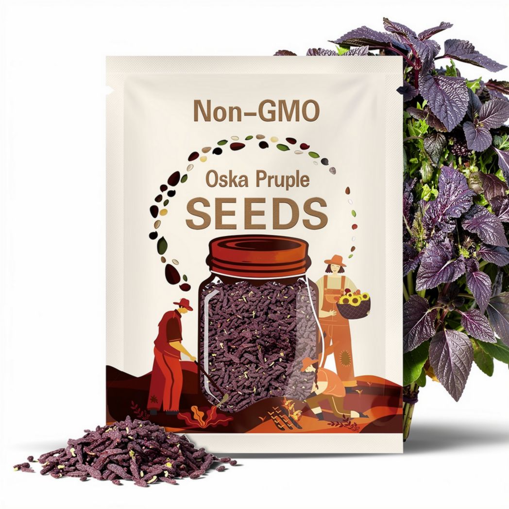 Osaka Purple Mustard Green Seeds, Heirloom, NON GMO, Country Creek Acres