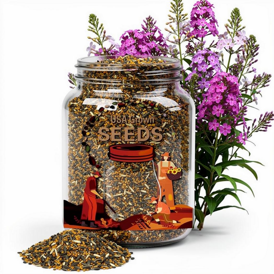 Mixed Tall PHLOX Paniculata SEEDS. Fresh for 2026. 20 Count. Experienced USA Grower.