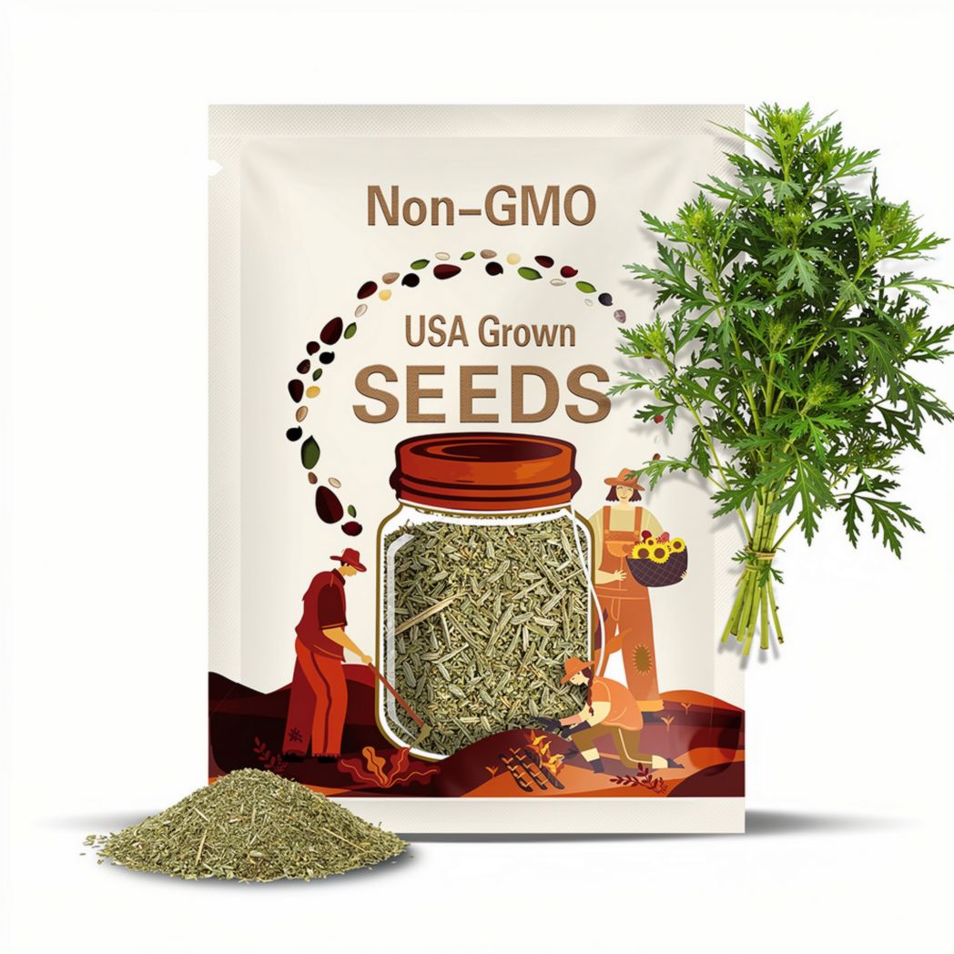 Mugwort Organic Medicinal Herb Seeds, Artemisia Vulgaris, Heirloom, Non-GMO