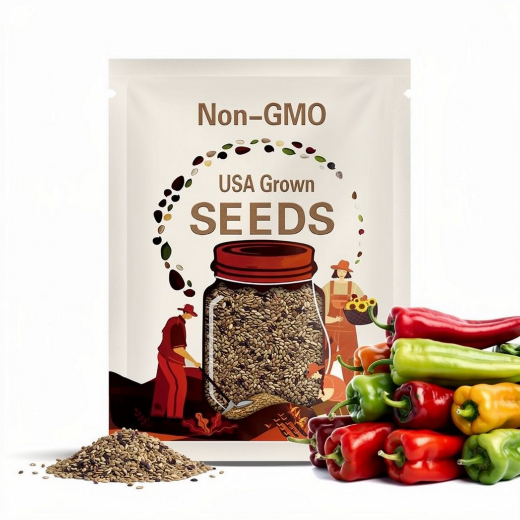 Aconcagua Giant Sweet Pepper Seeds: Organic Heirloom, Non-GMO