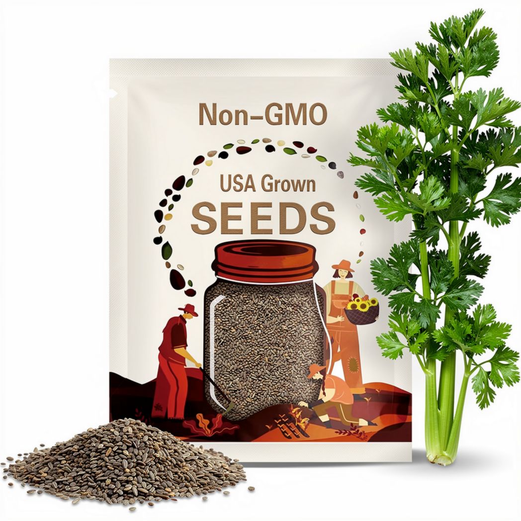 1000+TALL UTAH CELERY Seeds Organic Non Gmo Heirloom Garden Vegetable Sprouts Garden Container Easy