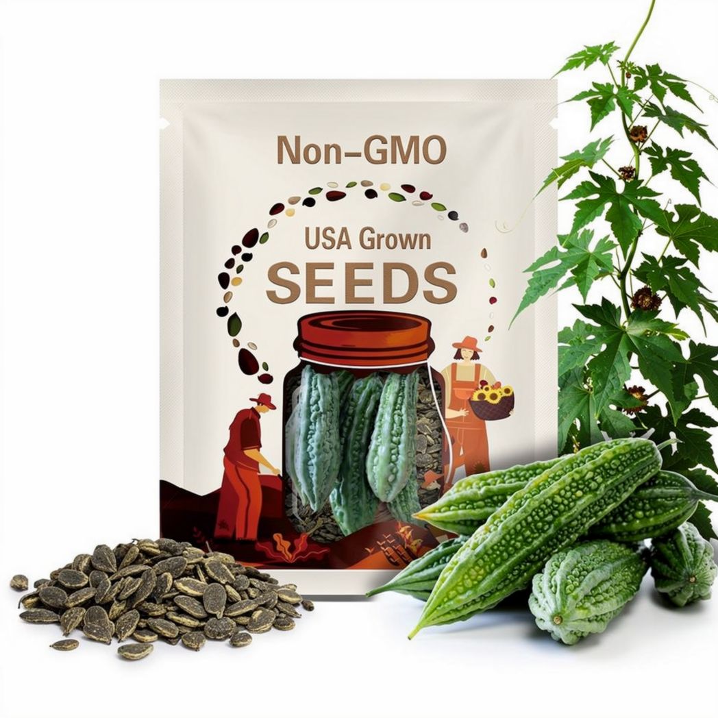 10 bitter melon seeds, new, USA,seller
