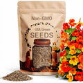 Nasturtium Seeds: 700+ Non-GMO Heirloom Edible Flower Seeds